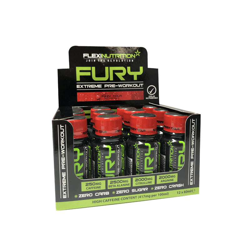 Fury Preworkout Box x 12 Shots