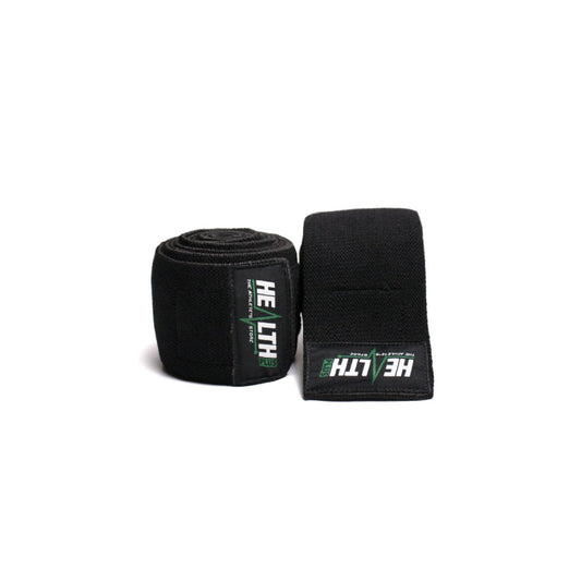 Health Plus Knee Wraps With Velcro Fastening